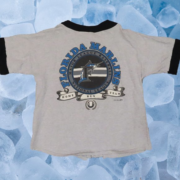 Vintage 1993 FLORIDA MARLINS Home Run Team Gray Jersey Large - Picture 1 of 7